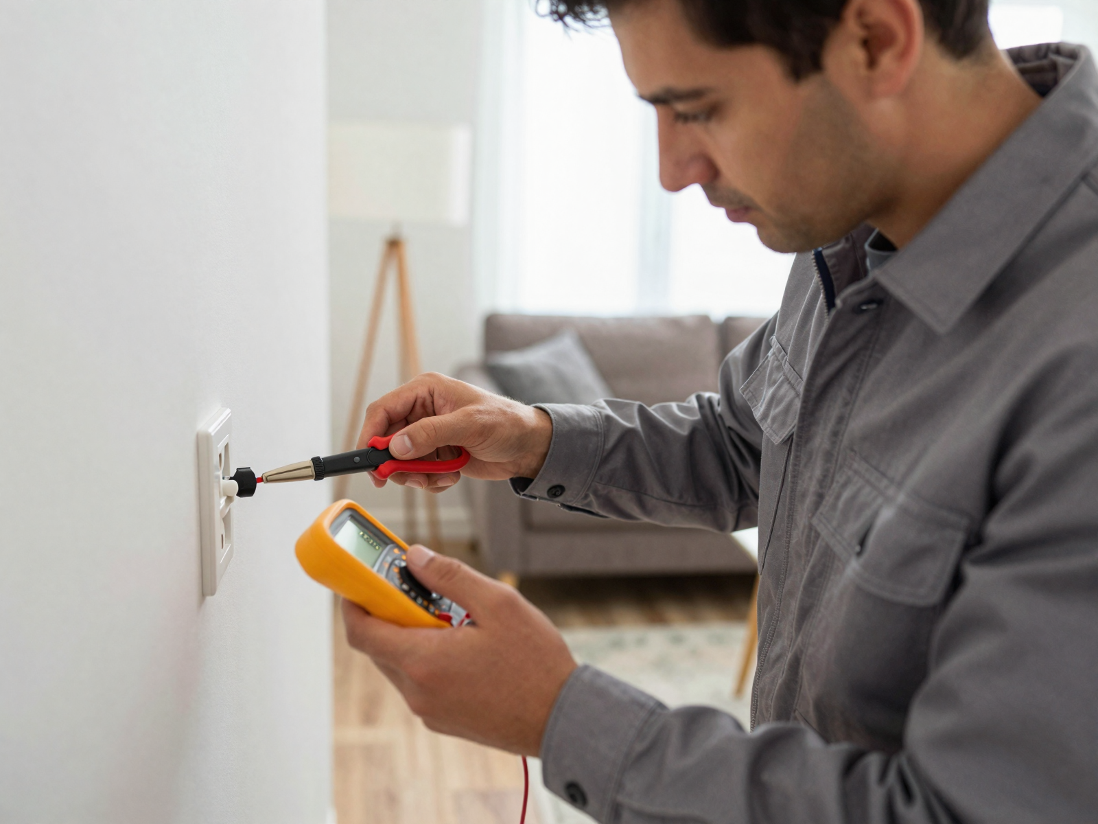 Residential electrical repair work