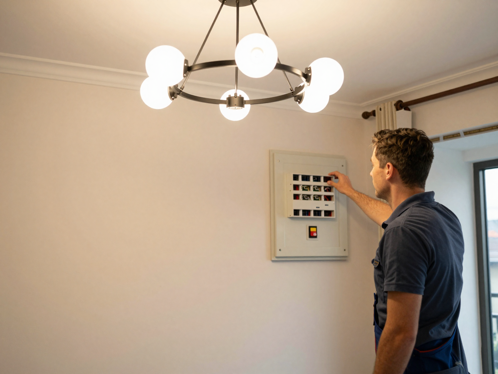 Completed electrical installation